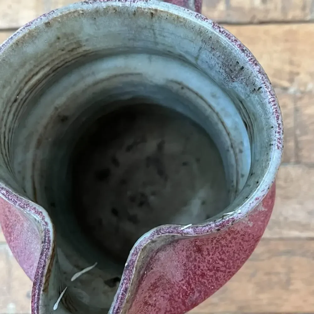 Studio Art Pottery Stoneware Pitcher 7.5